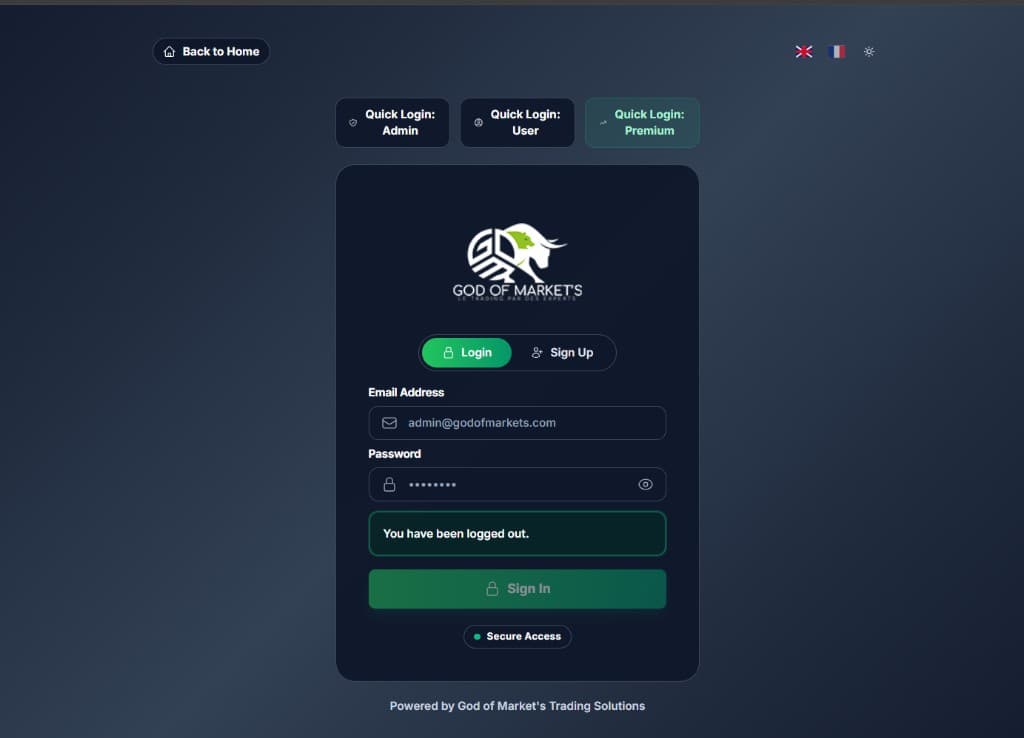 Sign-in & secure access