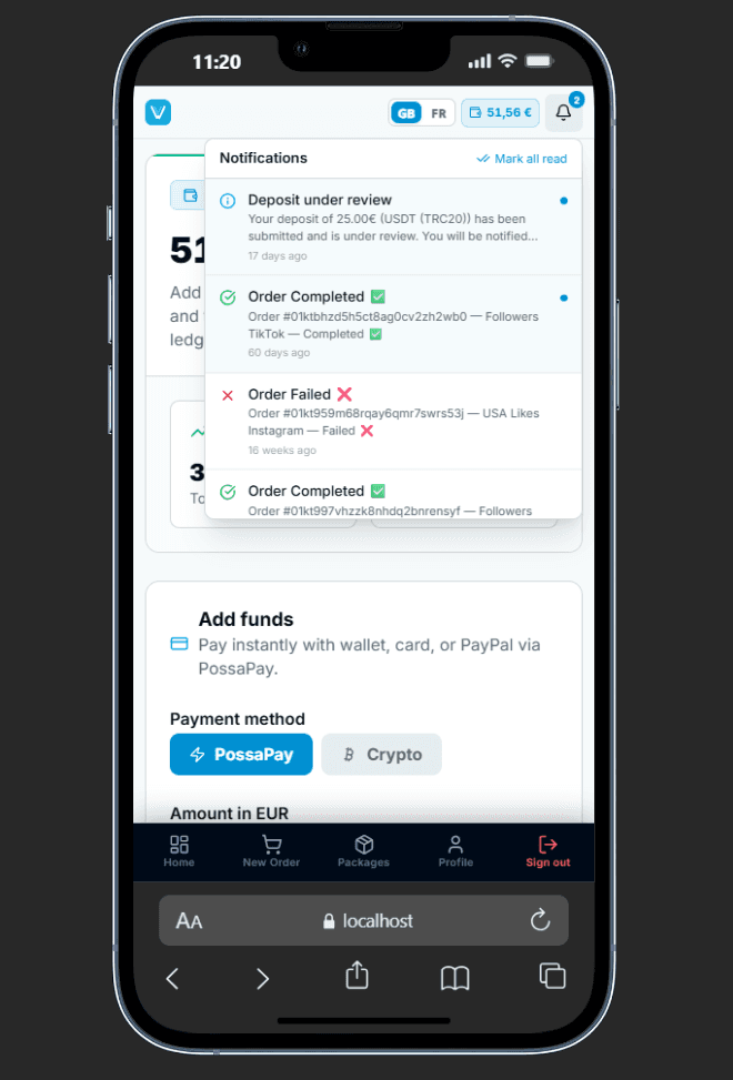 Notifications